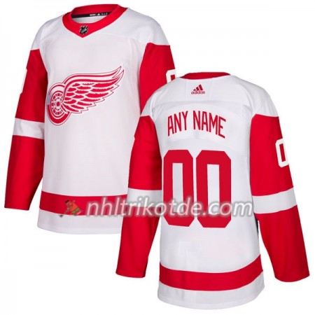 Detroit Red Wings Trikot Custom Adidas 2017-2018 Weiß Authentic - Herren